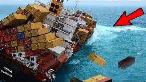 Top 15 Biggest Container Ships Floating on Waves in Ocean ⛵⛵