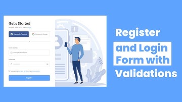 How To Make Page Flip Login & Registration Form Using HTML And CSS | Javascript Validation