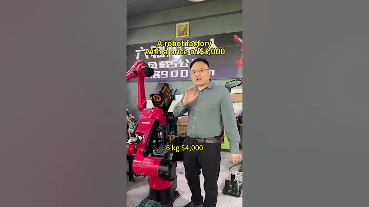 A six-axis robot costs only US$4,000. Can you believe it?#Welding Robot#Six-axis robot