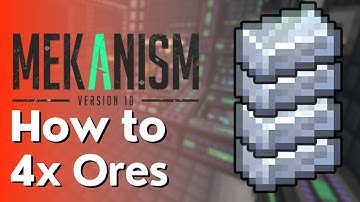 Mekanism - 4X Ore Processing Complete Tutorial