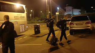 Welcoming Home The Boys - Players Coaches Arrive Back At The Liberty