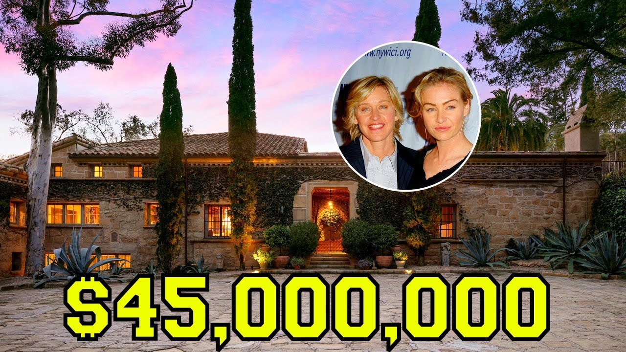 Inside Ellen Degeneres s 45 000 000 Tuscan inspired Villa YouTube Inside Ellen Degeneres s 45 000 000 Tuscan inspired Villa YouTube