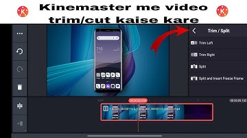 kinemaster me video trim/cut kaise kare#kinemaster#solution#techzturbo