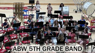 ABW 5TH BAND SPRING CONCERT 2024