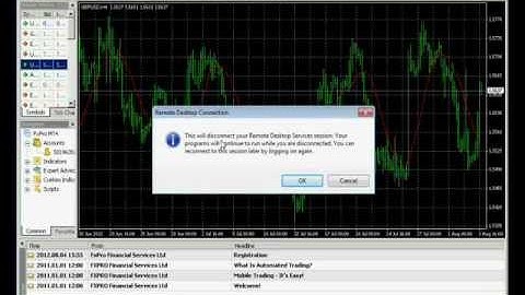 Disconnect from your Metatrader VPS safely