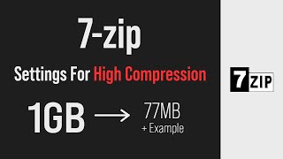 Best Compression Settings I Found for 7-Zip (with examples) screenshot 3