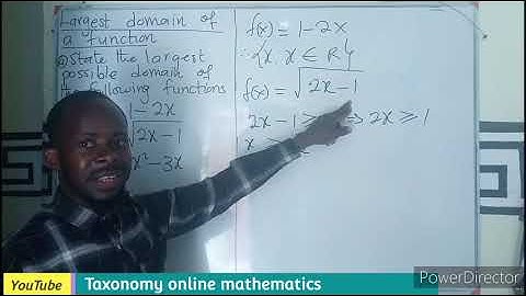 Finding the Largest Possible Domain of a Function