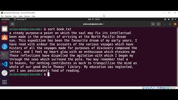 SORT command in Linux - Sorting File Contents