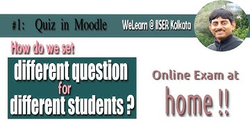 How to conduct Online Exam using Moodle? | Calculated Simple Quiz