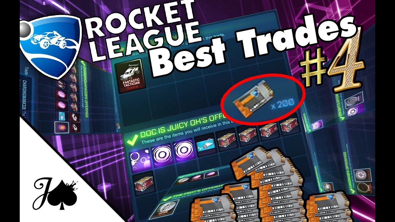 Rocket League Insane Profit Trading Montage #4