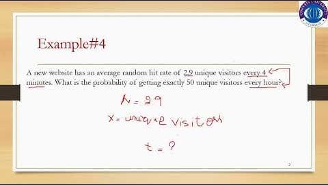 Lec 15 part 3 (Poisson Distribution, Statistics & Probability Theory, Probability Distributions)