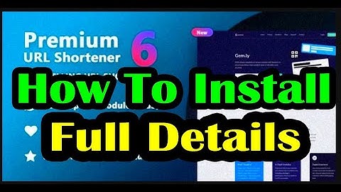 How To Install Setup Premium URL Shortener v6.7.3 Full Active In Our Cpanel  #gsm_free_equipment