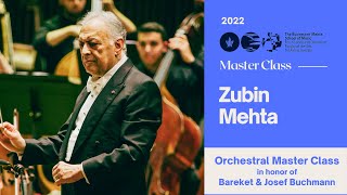 Orchestral Master Class - Zubin Mehta - February 2022