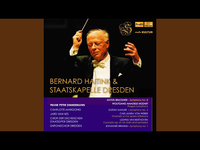 Mozart - Symphonie n°38 "Prague":Presto final : Staatskapelle Dresde / B.Haitink