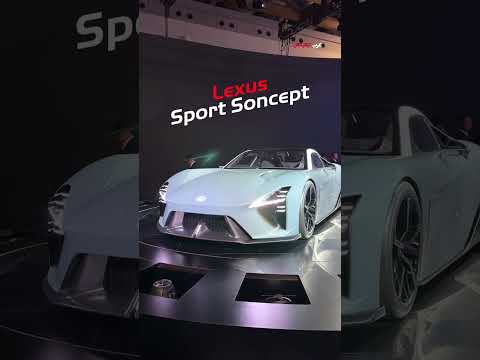 السيارة اللي كان صوتها أسطورة قد ترجع للحياة لكزس تعرض   بتصميم مستقبلي مستوحى من