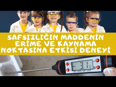 Video: Suyun erime noktası düşük mü?