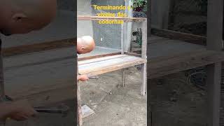 Meu Genro Terminando O Viveiro Das Codornas