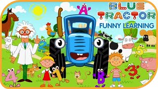 The Blue Tractor Funny Learning! Game for Toddlers | DEVGAME KIDS games  | Education | HayDay screenshot 4