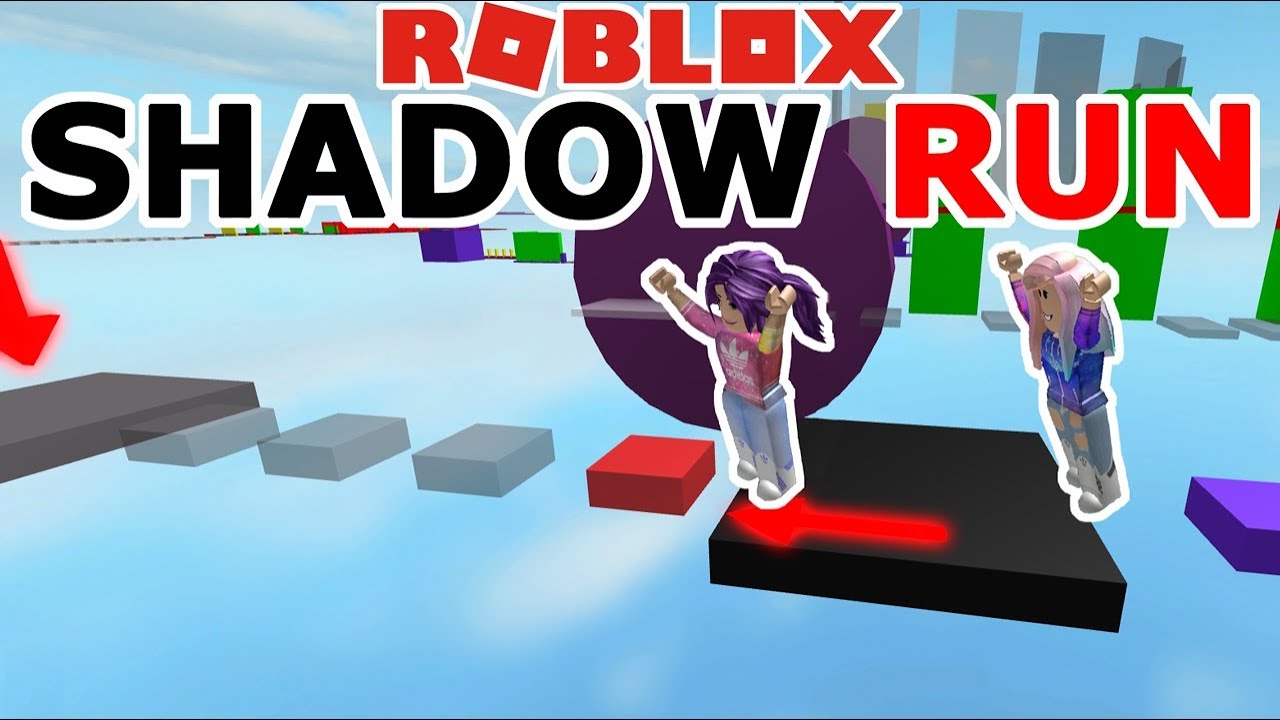 Roblox Shadow Run 40 Stages Of Obby Janet And Kate Youtube - roblox shadow run 40 stages of obby janet and kate