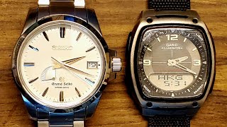 A tale of two watches: 2006 Casio &amp; Grand Seiko