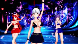 [MMD]Genshin - Ayaka, Keqing, Nilou / Britney Spears - Toxic