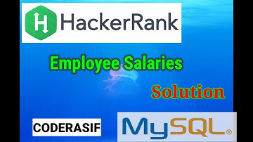 Employee Salaries || HackerRank solution in hindi sql #sql #hackerrank || visit mysql playlist