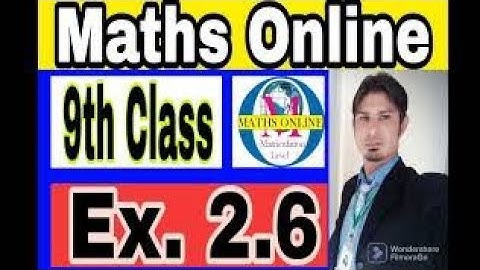 9th Class Ch No2,Ex No2.6,Q No 5(iv) #9 2.6 #9classmath#9class #math9th#mathsonline#ab# #asgharshah#