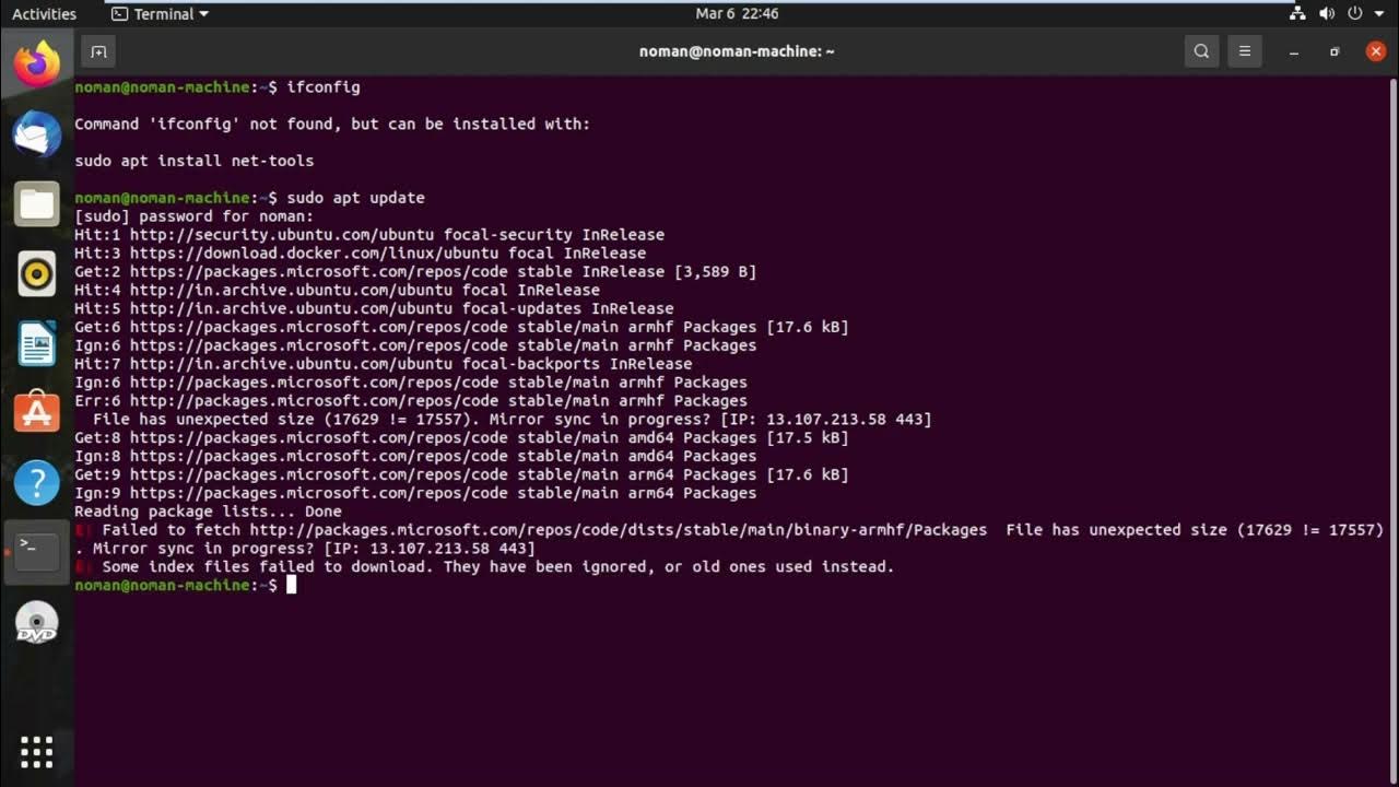 how-to-install-ifconfig-in-ubuntu-youtube