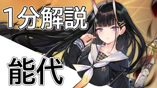 【アズールレーン】能代 1分で解説【アズレン AzurLane 碧蓝航线】