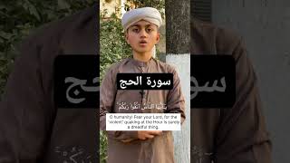 Surah Al-Hajj | Beautiful Recitation of Surah Hajj #quran #islamic #surahhajj