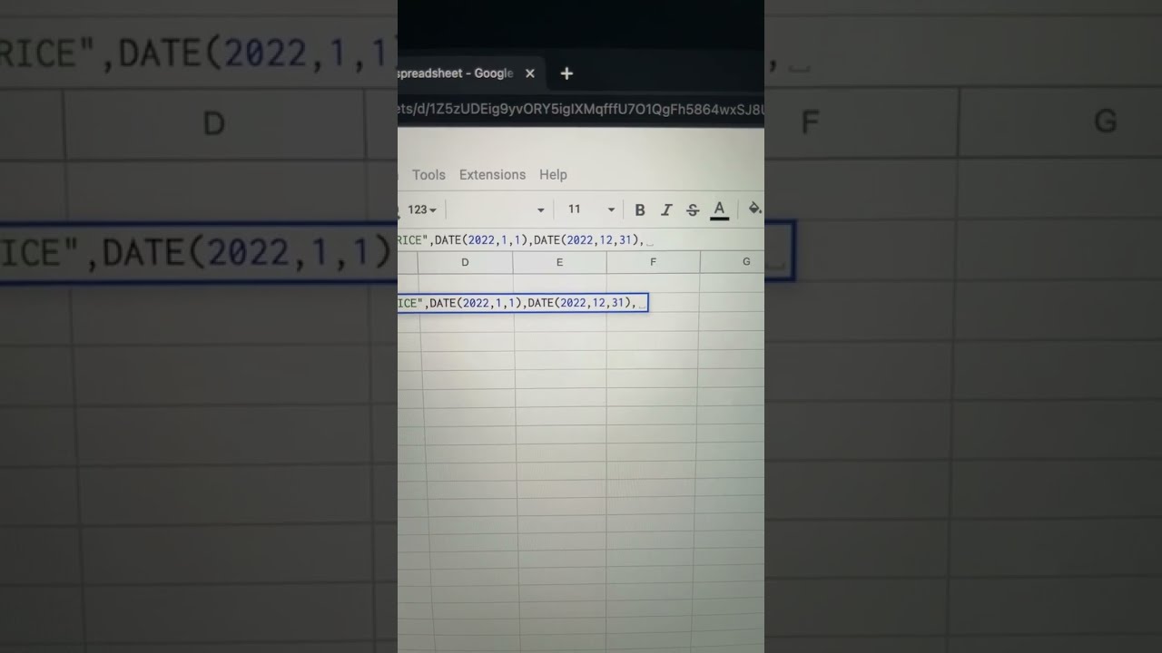 How To Pull Stock Prices In Google Sheets stocks YouTube How To Pull Stock Prices In Google Sheets stocks YouTube