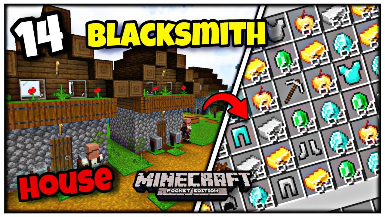 God seed for Minecraft 1.20 pe & bedrock edition || 🔥14 Blacksmith at ...