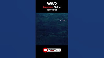 WW2: Japanese Mitsubishi A6M Zero Takes Fire | 4k, 60fps, Colorized, Sound Design, AI Enhanced