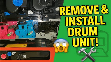 Removing and installing Drum and Developer unit in Toshiba e-STUDIO 3015AC/3515AC/4515AC printers