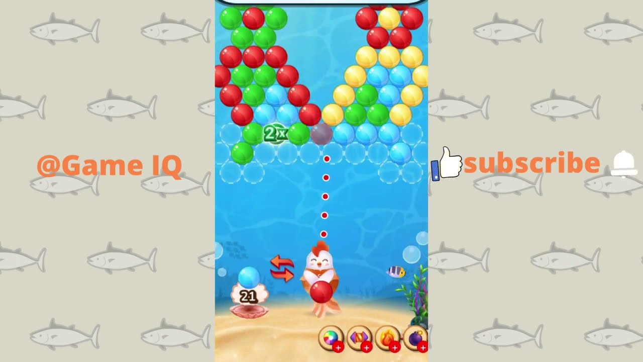 Shopee bubble level 4 Game IQ