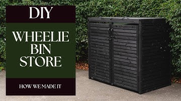 DIY Wheelie Bin Store | Hide Ugly Bins