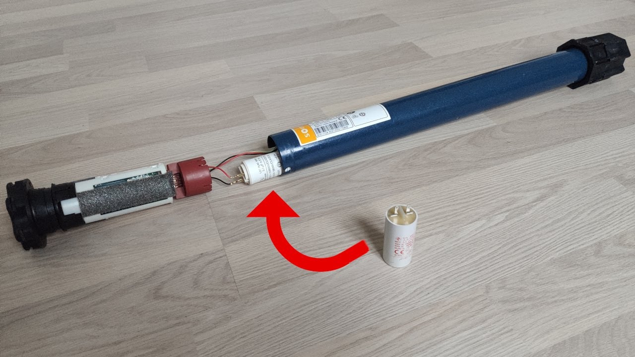 Somfy Rolladenmotor Kondensator tauschen - Rohrmotor für unter 10 Euro reparieren