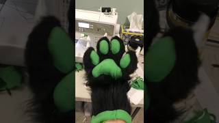 How I made my First Hand Paws! ‼️Pinned Comment had the Pattern I used‼️ #dinomask #cosplay