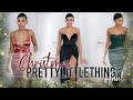 PRETTYLITTLETHING TRY ON HAUL - CHRISTMAS & NYE DRESS EDITION | Shaunnies Life