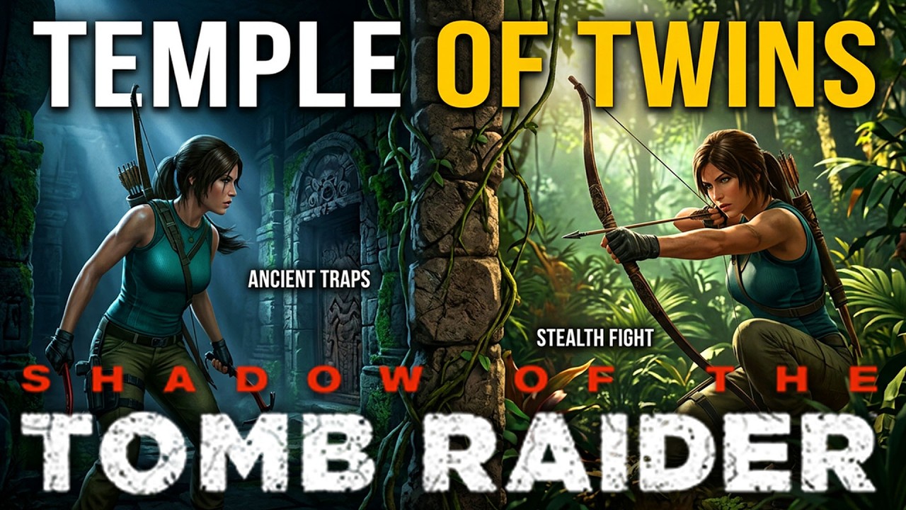 SHADOW OF THE TOMB RAIDER ХРАМ БЛИЗНЕЦОВ ПРОХОЖДЕНИЕ ТОМБ РАЙДЕР 2018