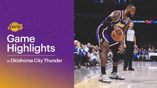 HIGHLIGHTS | LeBron James (33 pts, 6 ast, 4-6 3pt) at Oklahoma City Thunder