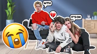 RANDOMLY CRYING In Front Of My FRIENDS To See How They REACT **EMOTIONAL**😭💔 |Jentzen Ramirez