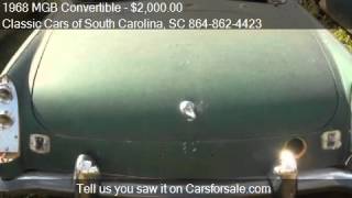 1968 MGB Convertible for sale in Gray Court, SC 29645 at the screenshot 5