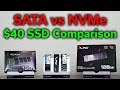 SATA vs NVMe - $40 Budget SSD Comparison - Which Should You Buy?