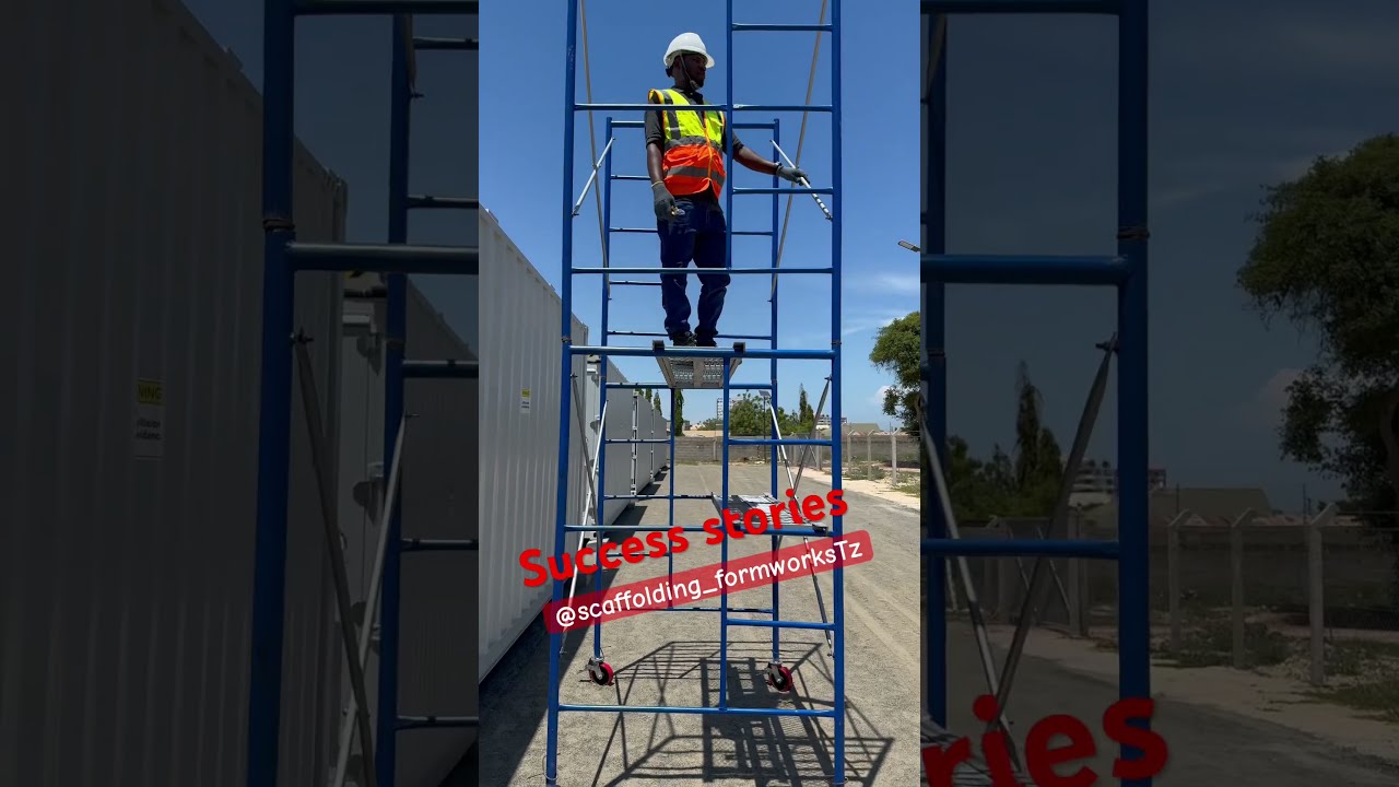 Success Story Delivering Fixing 4M H Frame Scaffolding To Your Buyer In Tanzania