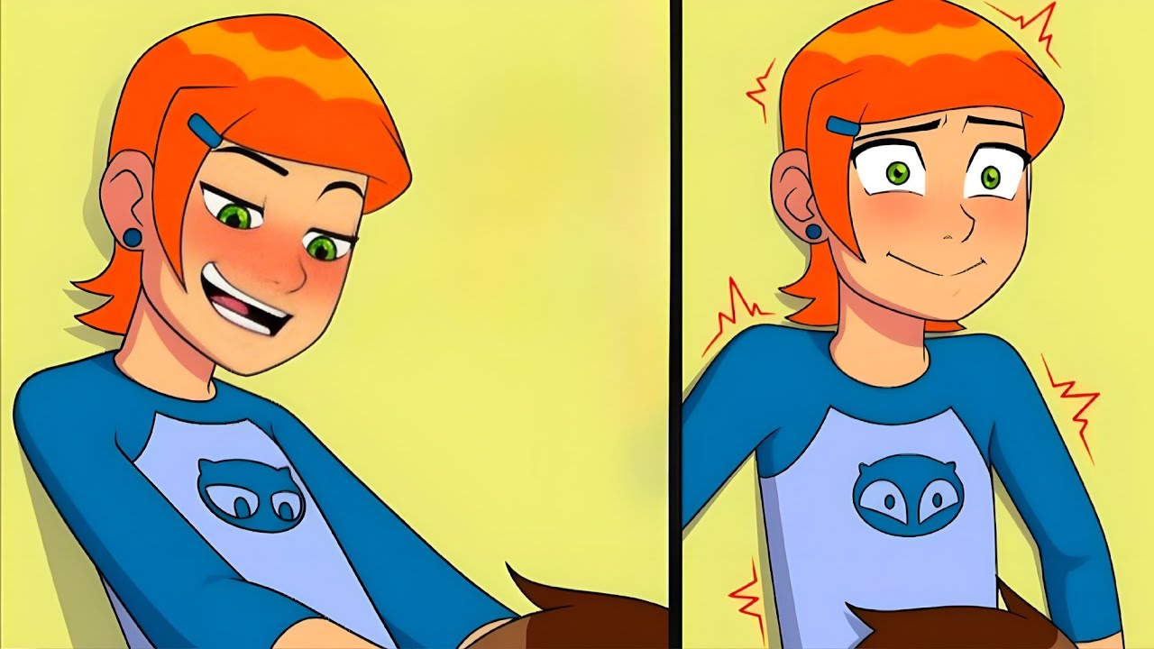 Ben Discovers What Truly Makes Gwen Smile | Ben 10 | Comic Dub | Unusual message 