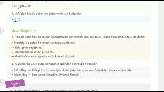 6. Sınıf, Türkçe, Noktalama İşaretleri (Uzun Çizgi, Eğik Çizgi, Tırnak İşareti), Bursa