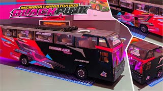 MEMBUAT MINIATUR BUS BLACKPINK DARI KARDUS || HANDMADE