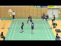 小川航汰／水津優衣（ジェイテクトＳｔｉｎｇｅｒｓ／ＡＣＴＳＡＩＫＹＯ）vs 荒井大輝／杉山未来（レゾナック）ランキングサーキット2024　XD1回戦