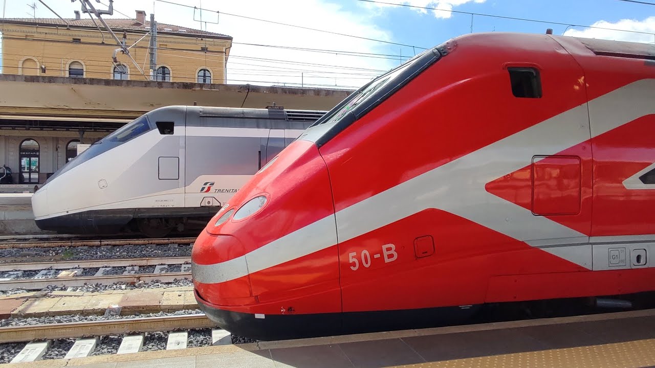 LA MARCIA PARALLELA TRA IL FRECCIAROSSA 8809 E L'INTERCITY 609 BOLOGNA